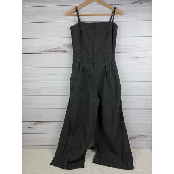 Susina Womens Wide Leg Linen Blend Jumpsuit Size XS - Picture 2 of 8